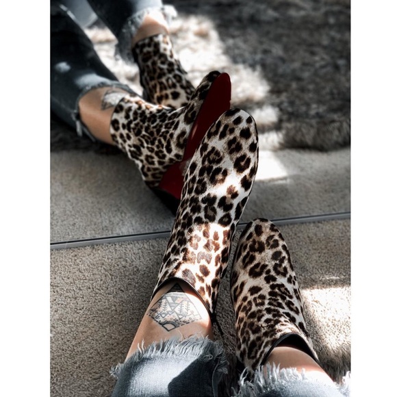 ❤️Christian Louboutin Leopard Boots - Picture 1 of 12